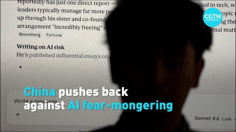China pushes back against AI fear-mongering