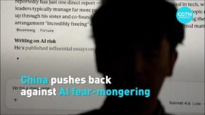 China pushes back against AI fear-mongering